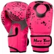 Рукавички боксерські дитячі на липучці Hard Touch Boxing 8468 розмір 4 унції Pink-Black - зображення 1