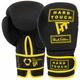 Перчатки боксерские на липучке Hard Touch Black Edition 4658 размер 12 унций Black-Yellow - изображение 1