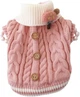 Вязаный свитер Derby Classic Dog Winter Sweater Pink для собак, кошек, щенков, S Розовый - изображение 5