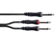 Коммутационный кабель Jack 6,3 stereo — 2x Jack 6,3 mono 1.5м Cordial EY 1,5 VPP - изображение 2