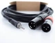 Коммутационный кабель mini Jack 3,5 stereo — 2x XLR Male 3м Cordial EY 3 WMM - изображение 3