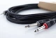 Комутаційний кабель mini Jack 3,5 stereo - 2x Jack mono 6.3 1.5м Cordial EY 1,5 WPP - зображення 3