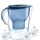 Фильтр-кувшин для воды BRITA Marella Memo MX 2.4 л. с 3-мя картриджами Maxtra Pro Limescale для жесткой воды (синий) - изображение 1