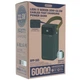 Внешний аккумулятор повербанк power bank Remax RPP-565 60000mAh |2USB/Type-C/Lightning, QC/PD, 22.5W/5A| black - изображение 15