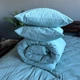 Постільна білизна Washed Cotton Євро 200 x 215 Варена бавовна Мятна 50 х 70 - зображення 2