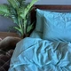 Постільна білизна Washed Cotton Євро 200 x 215 Варена бавовна Мятна 50 х 70 - зображення 4