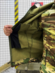 Тактична куртка Soft Shell з безліччю кишень та флісовою підкладкою Multicam L - зображення 5