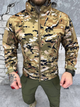 Тактическая куртка Soft Shell с флисовой подкладкой Multicam L - изображение 11