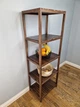 Стелаж (этажерка) 1500х520х360 мм WoodDecor из натурального дерева Коричневый - изображение 3