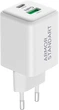 Мережевий зарядний пристрій ArmorStandart AR372 45W GaN Type-C + USB White (ARM77550) - изображение 1