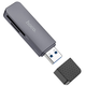 Картридер HOCO HB45 Spirit 2-in-1 USB 3.0 card reader Metal Gray (6942007620505) - изображение 1