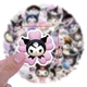 Стикеры Куроми Kuromi Санрио аниме стикерпак наклейки набор наклейок 50 шт - изображение 5