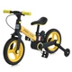 Детский велосипед велобег PROFI KIDS 12 д. MB 1021-4, 4 в 1 с родительской ручкой желто-черный - изображение 6