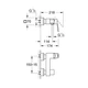 Grohe EUROCUBE змішувач для душу, одноважільний - 23145000 - изображение 4