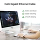 Патч-корд UGREEN RJ-45 NW102 Cat 6 U/UTP Lan Flat Cable 2m Black (UGR-50174) - зображення 4