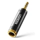 Переходник адаптер UGREEN AV168 AUX 3.5mm Male to 6.35mm Female Adapter Grey (UGR-60711) - изображение 1