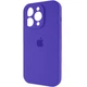 Защитный чехол-накладка Silicone Full Case AA Camera Protect для Apple iPhone 13 Pro Max Dark Purple (FullAAi13PM-22) - изображение 2