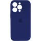 Захисний чохол-накладка Silicone Full Case AA Camera Protect для Apple iPhone 16 Pro Max Navy Blue (FullAAi16PM-39) - зображення 1