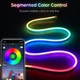 Умная гибкая неоновая светодиодная лента Neon Rope LED RGB-IC 5м с Bluetooth адаптером и синхронизацией музыки - изображение 13