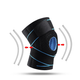 Бандаж на колено, наколенник с боковыми стабилизаторами MWKS 87170 KNEE SUPPORT, цвет черный - изображение 1