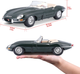 Металева модель автомобіля Bburago Jaguar E-Type Cabriolet 1:18 (4893993120468) - зображення 5