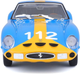 Металева модель автомобіля Bburago Ferrari 250 GTO 1:24 (4893993263059) - зображення 10