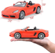 Metalowy model samochodu Bburago Porsche 718 Boxster 1:24 Pomarańczowy (4893993210879) - obraz 6