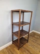 Стелаж (этажерка) 1150х520х360 мм WoodDecor из натурального дерева 4 полочки Коричневый - изображение 4