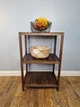 Стелаж (этажерка) 800х520х360 мм WoodDecor из натурального дерева 3 полочки Коричневый - изображение 1