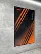 Арт Тримач Рамка на Стіну 80x50 см. для Фірмового Конструктора Technic McLaren Formula 1 F1 (42141) / Гоночний автомобіль / Type-E - зображення 7