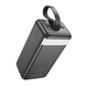 Powerbank Hoco J123C зі швидкою зарядкою 22,5W 60000 mAh з ліхтарем чорний G-11463 - зображення 5
