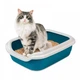 Туалет для котів з бортиком Природа Comfort L 49*39*15 см (ультрамарин) - зображення 2