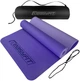 Коврик для йоги и фитнеса EasyFit EF-1924s-VV TPE+TC ECO-Friendly двухслойный каремат в чехле 6 мм Сиреневый с светло-сиреневым (56003044) - изображение 1