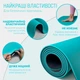 Коврик для йоги и фитнеса EasyFit EF-1924E-MTB TPE+TC ECO-Friendly двухслойный каремат в чехле 183 х 61 х 0.6 см Мятный с черным (56002555) - изображение 3