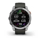 Сталевий розумний годинник Garmin Epix Gen 2 (010-02582-01) cірий з силіконовим ремінцем - изображение 8