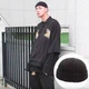 Шапка бини(докер) Черная OneSize унисекс укороченная с подворотом - изображение 5