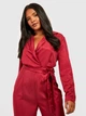Комбинезон женский Boohoo GZZ30323 56 Бордовый (KAY2000001550670) - изображение 3