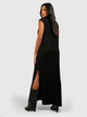 Платье вязаное осеннее женское Boohoo GZZ56505 S Черное (KAY2000001550694) - изображение 2