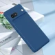 Силиконовый чехол для Google Pixel 8a (с микрофиброй внутри) Темно-синий - изображение 3