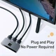 Maxtrix HDMI Switcher Baseus (CAHUB-BC0G) - переключатель свитч сплиттер HDMI - изображение 3