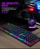 Игровой комплект, клавиатура игровая + игровая мишь T-Wolf TF200 2 в 1 проводной с RGB подсветкой - изображение 7