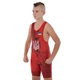 Трико для борьбы детское Ukraine SP-Sport 6604 размер 7XS (128-132см) Red - изображение 2