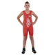 Трико для борьбы детское Ukraine SP-Sport 6606 размер 5XS (138-142см) Red - изображение 4