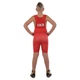 Трико для борьбы детское Ukraine SP-Sport 6606 размер 5XS (138-142см) Red - изображение 5