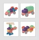 М'який силіконовий конструктор для дітей Soft rubber building blocks 40 шт (NO.6602) - зображення 4
