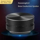 Вібраційна Bluetooth міні колонка 3W / BT 5.3 / TWS Black - зображення 2