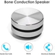 Вібраційна Bluetooth міні колонка 3W / BT 5.3 / TWS Black - зображення 6