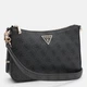 Сумка багет седло женская маленькая Guess HWESG9-51018-CLO COAL LOGO (190231872467) - изображение 4