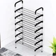 Полиця для взуття 6 секцій New shoe rack 56 х 28 х 113 см складана металева містка підставка під взуття - зображення 6