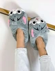 Тапочки-кигуруми Аниме Котик Чи My Kigu Домашние Для Девочки Мягкие Плюшевые Серый 30-36 (Д13015) - изображение 4